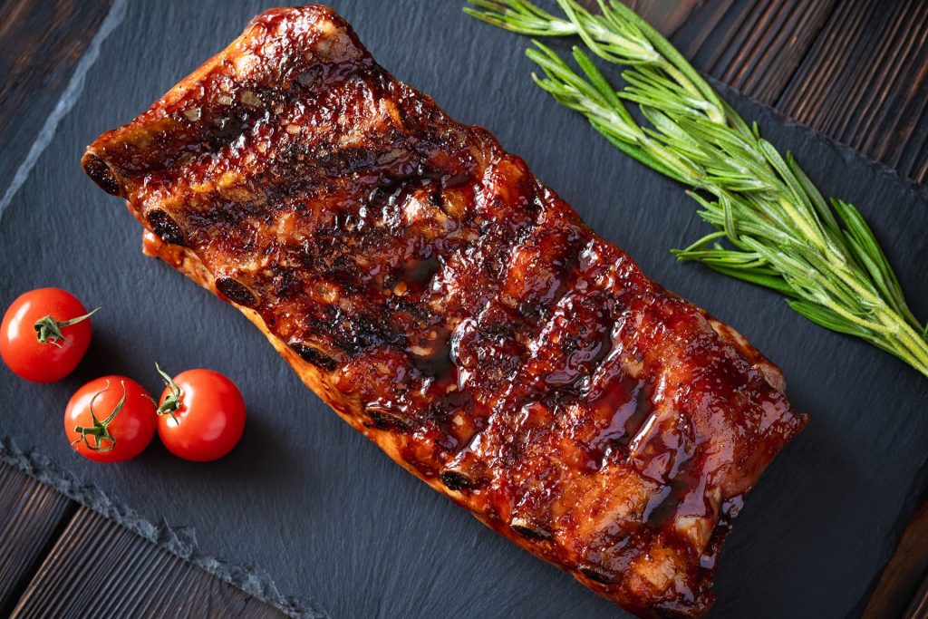 Maple-Balsamic Glazed Ribs