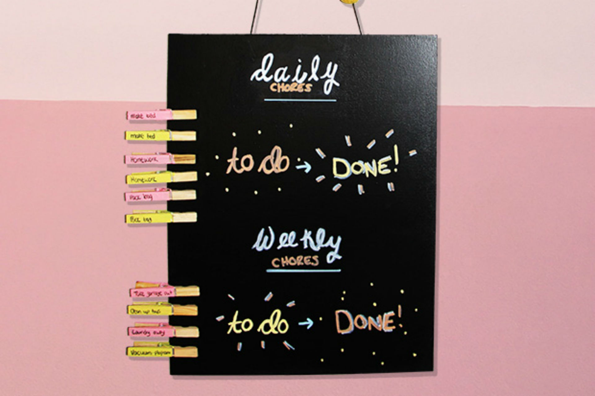 How To Make A Diy Chore Chart - Parents Canada