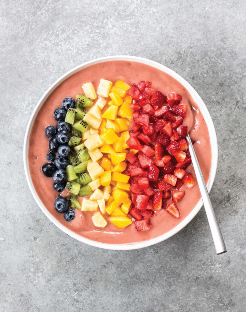 Glowing Rainbow Smoothie Bowl - Parents Canada
