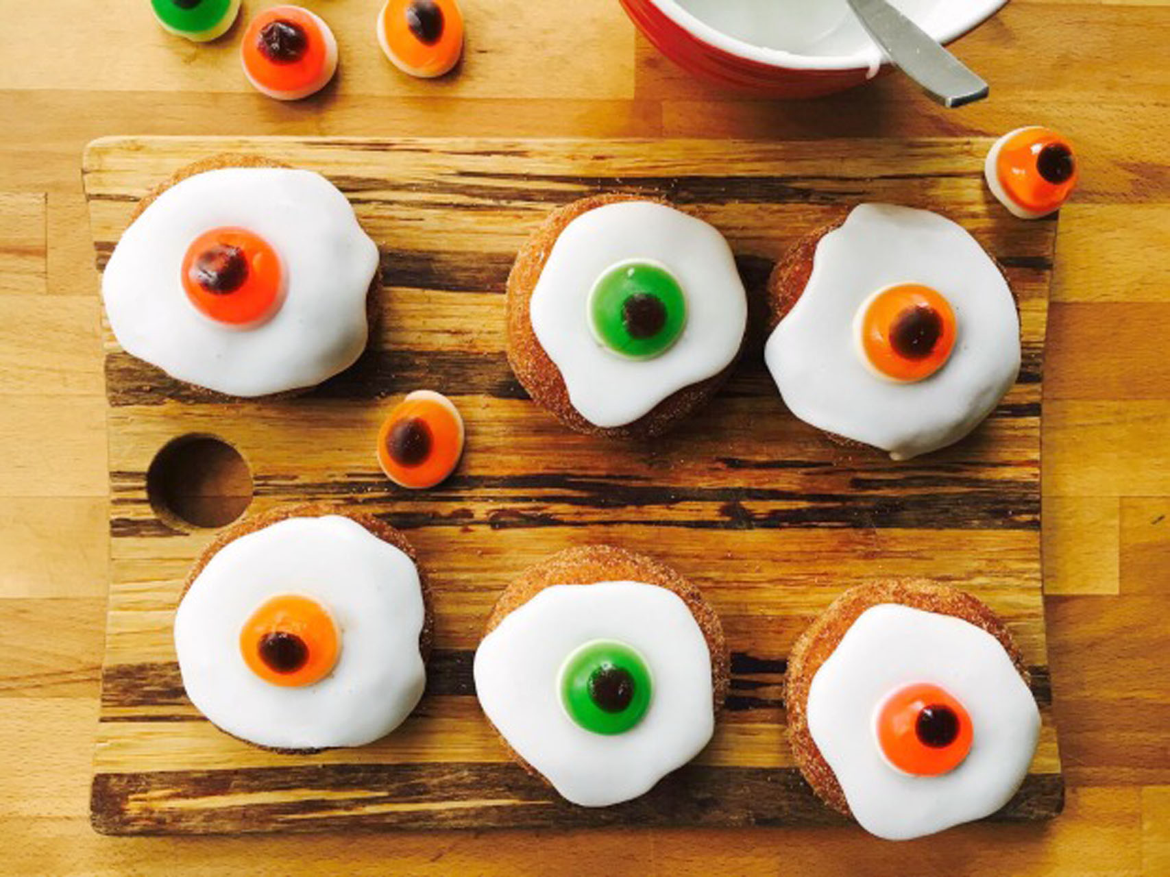 Spooky Eyeball Doughnuts - Parents Canada
