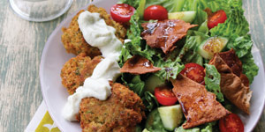 Falafel, Fattoush Salad, And Honey Roasted Strawberries - Parents Canada