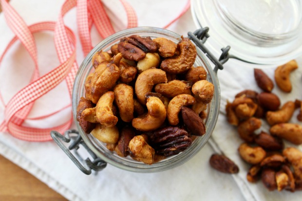 Maple-Bacon Spiced Nuts - Parents Canada