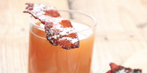 Spiced Apple Cider with Candied Bacon - Parents Canada
