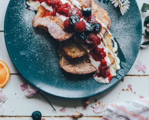 French toast with chantilly cream and berries - parents canada