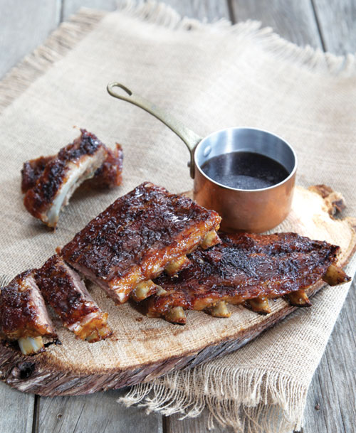Maple glazed ribs - 26 foods kids can eat with their hands