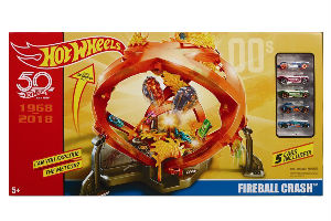 Hot Wheels Retro Fireball Crash Playset - Parents Canada