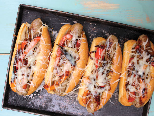 Sausage hoagies - 26 foods kids can eat with their hands