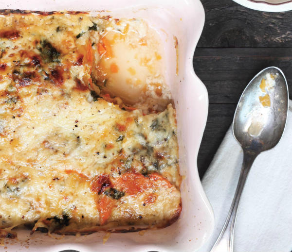 Squash sweet potato gratin greens - 42 recipes to make your holiday meal the best