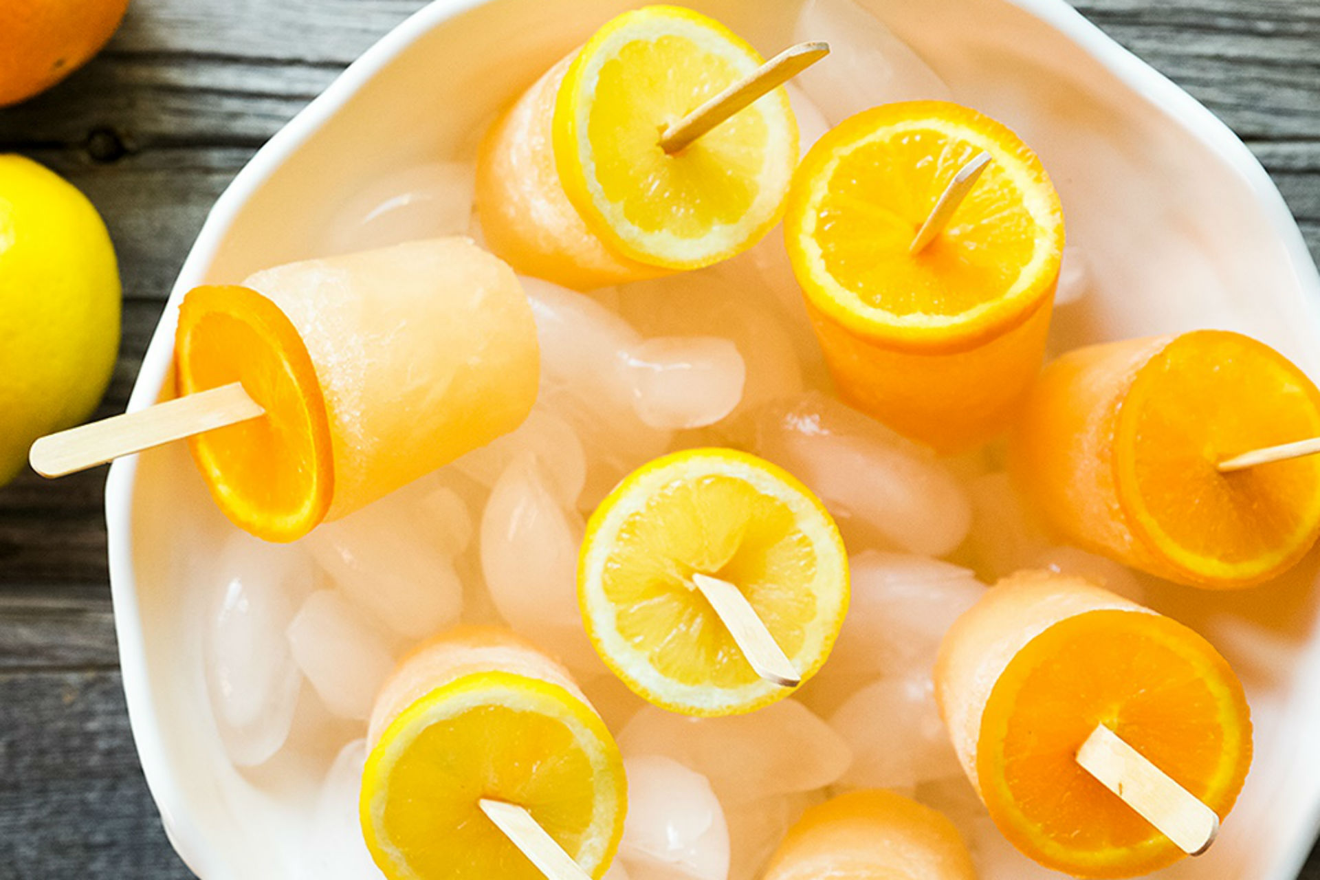 Sunkist citrus popsicles