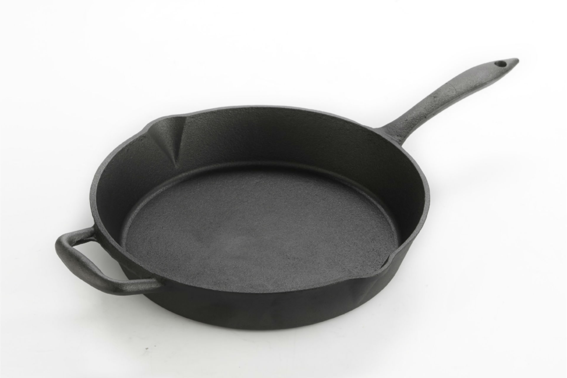 Lagostina black cast iron frying pan