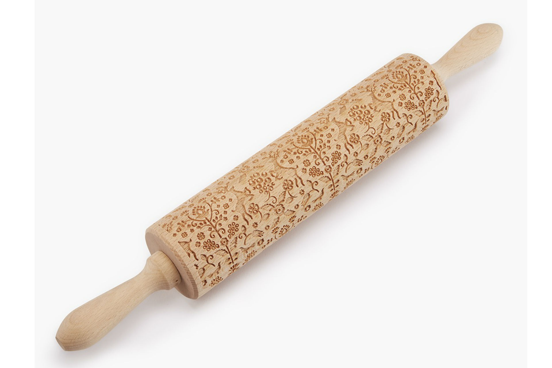 Folklore embossing rolling pin