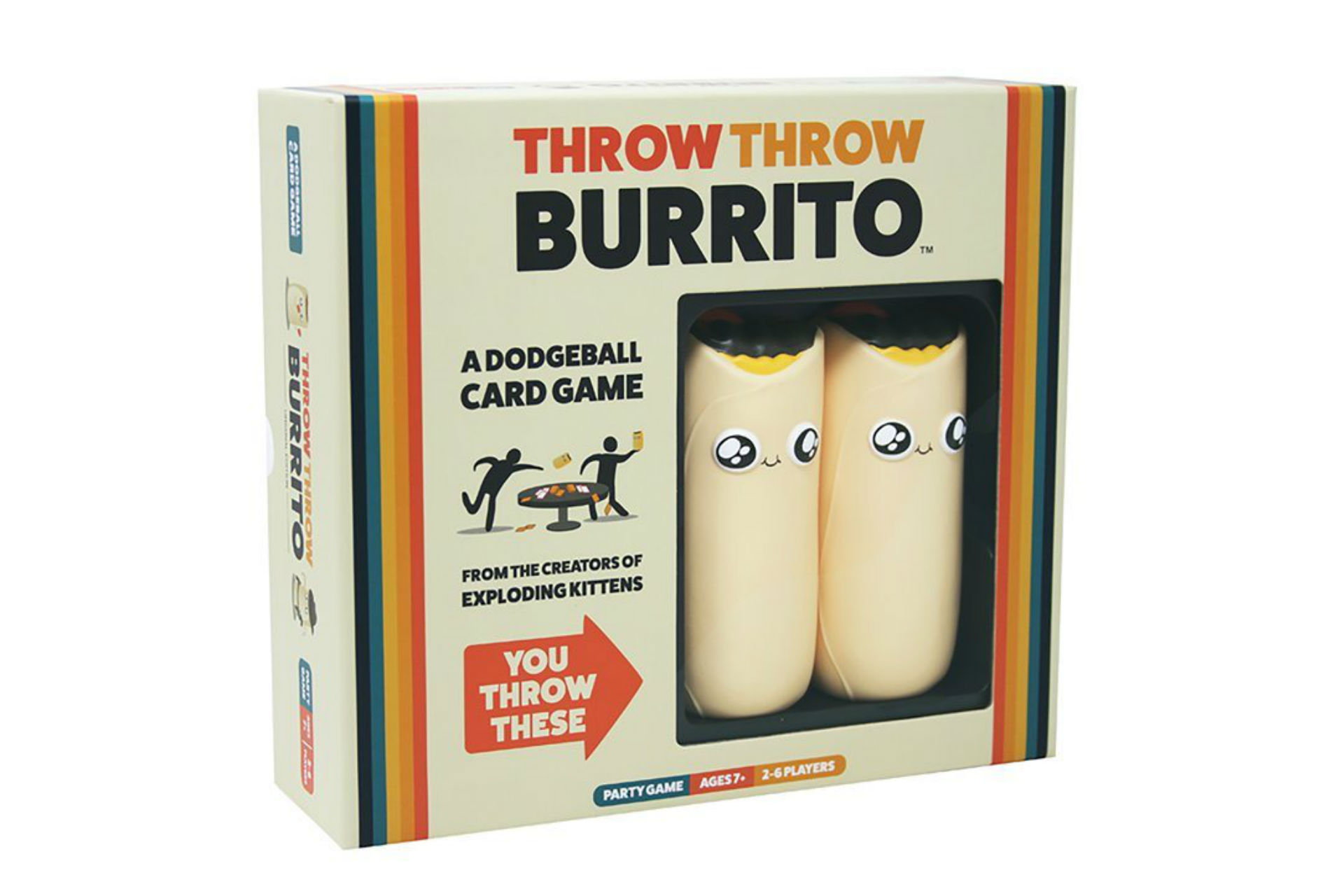 box of plastic burritos that you throw