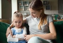 Helping Kids to Process and Communicate Difficult Emotions Mother comforting upset child