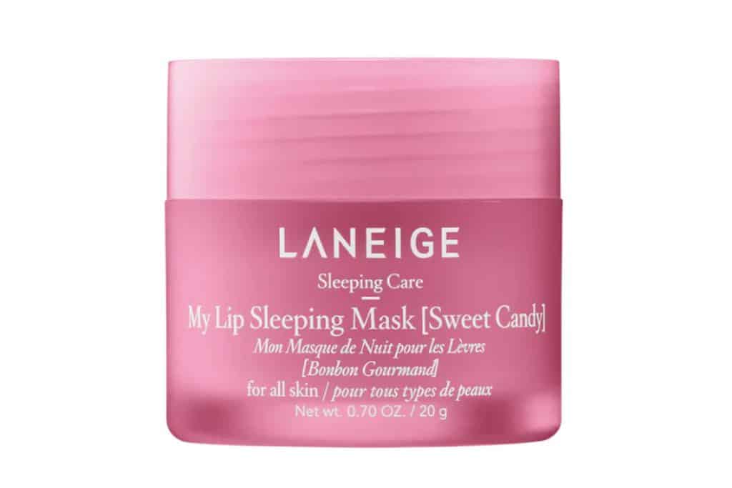 pink tub of lip sleeping mask