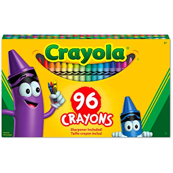 Crayola crayons 96-pack with sharpener - parents canada