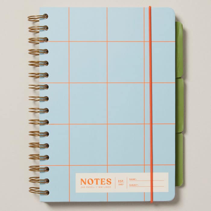 Three subject notes - school supplies for kids of every age