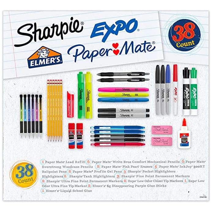 Variety pack - school supplies for kids of every age